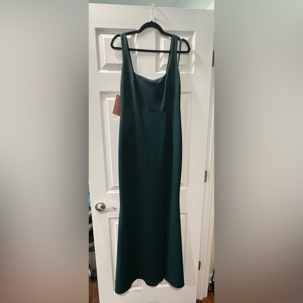 BNWT BHLDN x Anthropologie Adena Dress in Dark Emerald